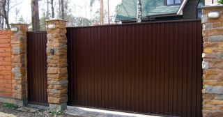 Купить откатные ворота консольные Спасск-Дальний, цена от 2774 руб.